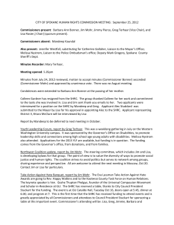 Spokane Human Rights Commission 09-25-2012