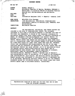 DOCUMENT RESUME ED 316 767. G 022 314 AUTHOR Pardee
