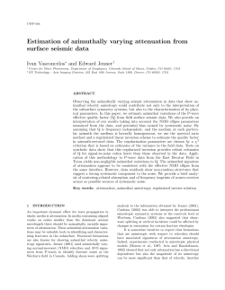 Estimation of azimuthally varying attenuation from surface seismic data
