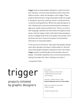 projects initiated by graphic designers