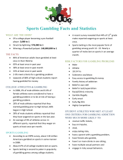 Sports Gambling Facts And Statistics