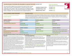 Grade 9 Brown Girl Dreaming Teacher Resource NEW