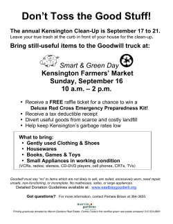 Don`t Toss the Good Stuff!