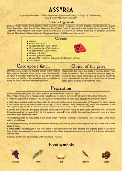 ASSYRIA - Rio Grande Games