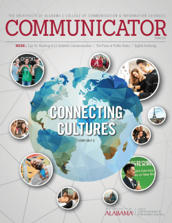 Communicator, Vol. 37 - College of Communication and Information