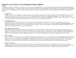 All Quiet on the Western Front Extension Project Options