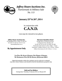 CAND - Jeffrey Hoare Auctions