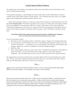 United States Political History - Holton