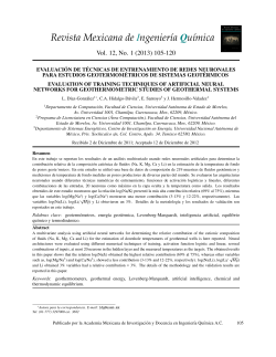 Evaluaci&oacute;n de t&eacute;cnicas de entrenamiento de redes neuronales para