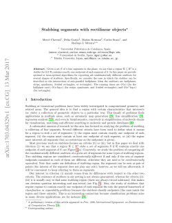Stabbing segments with rectilinear objects