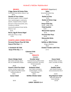 Avanti`s Italian Restaurant