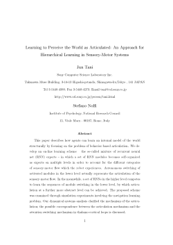 Learning to Perceive the World as Articulated: An Approach for
