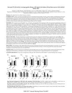 ORS 2017 Annual Meeting Poster No.0667