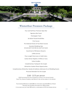 Winterthur Premiere Package