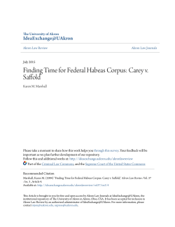 Finding Time for Federal Habeas Corpus: Carey v. Saffold