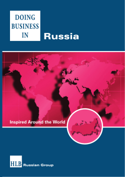 Doing Business In Russia