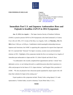 Media Release - National Association of Japan