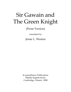 Sir Gawain and The Green Knight