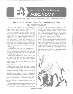 Alabama Production Guide For Non