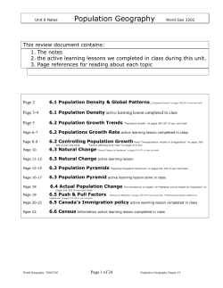 Unit 6 Notes - Menihek Home Page