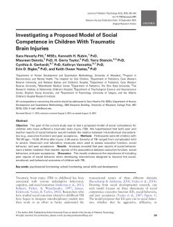 Investigating a Proposed Model of Social