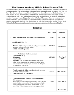 Timeline, Grading Criteria, and Written Work Criteria