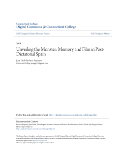 Unveiling the Monster: Memory and Film in Post