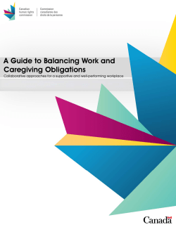 A Guide to Balancing Work and Caregiving Obligations