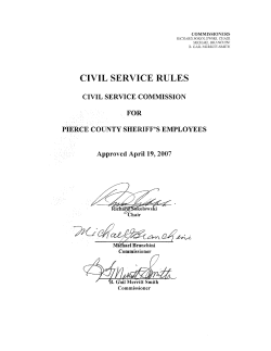 Civil Service Rules