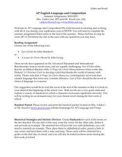AP English Language and Composition