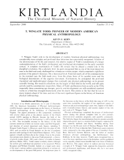 Learn more - Cleveland Museum of Natural History