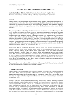 03 - MECHANISMS OF FLOODING IN CORK CITY