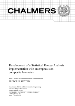 Development of a Statistical Energy Analysis implementation with an