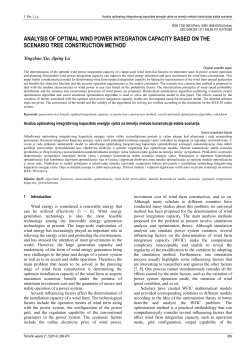 analysis of optimal wind power integration capacity based on the