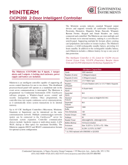 Miniterm Spec Sheet (English)