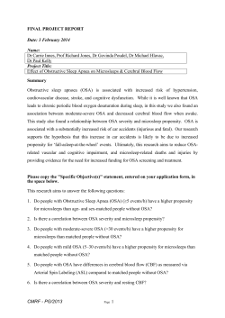 Effect of obstructive sleep apnea on microsleeps and cerebral blood