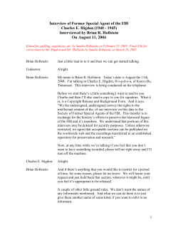 transcript of charles e. higdon