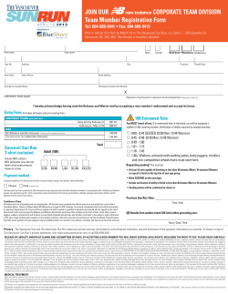 CORPORATE TEAM DIVISION Team Member