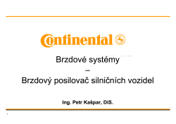 Brake booster characteristic