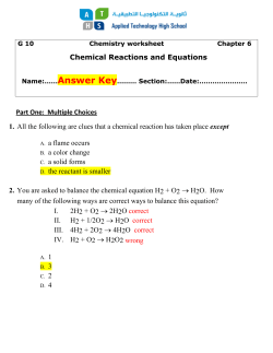 Part One: Multiple Choices 1. All the following are clues that a
