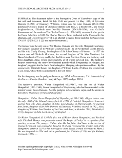 THE NATIONAL ARCHIVES PROB 11/35, ff. 104