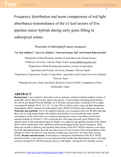 Frequency distribution and mean comparisons of red light