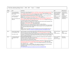 Spring 1 Y3 2016/2017 - Durham Gilesgate Primary School