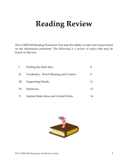 Reading Review