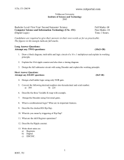 IOST, TU Bachelor Level/ First Year/ Second