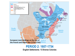 13 English Colonies - VVS School District