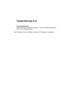 Tarjeta Naranja S.A.
