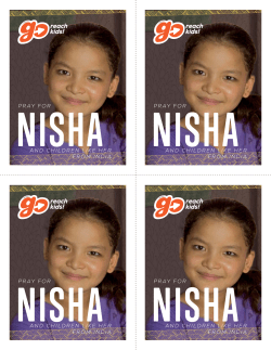 nisha - Awana