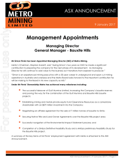 For personal use only