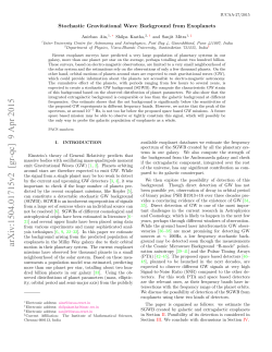 Stochastic Gravitational Wave Background from Exoplanets